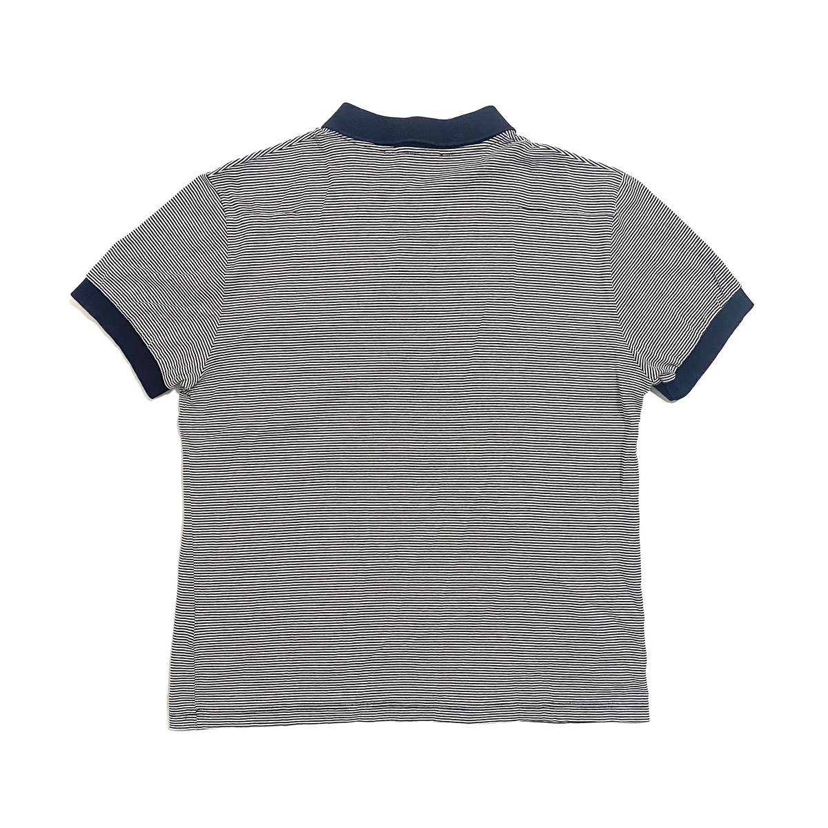 dior homme AW06 ウール　ボーダー　ポロシャツ　エディスリマン 2007SS DIOR HOMME by Hedi Slimane border polo shirt | NOIR