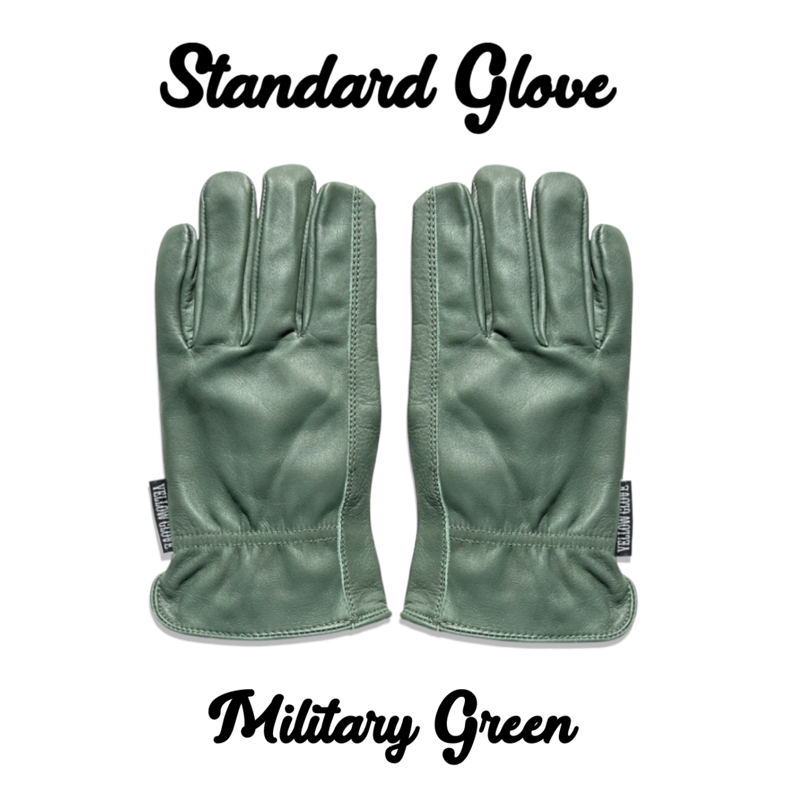 STANDARD GLOVE / MILITARY GREEN | Yellow Glove