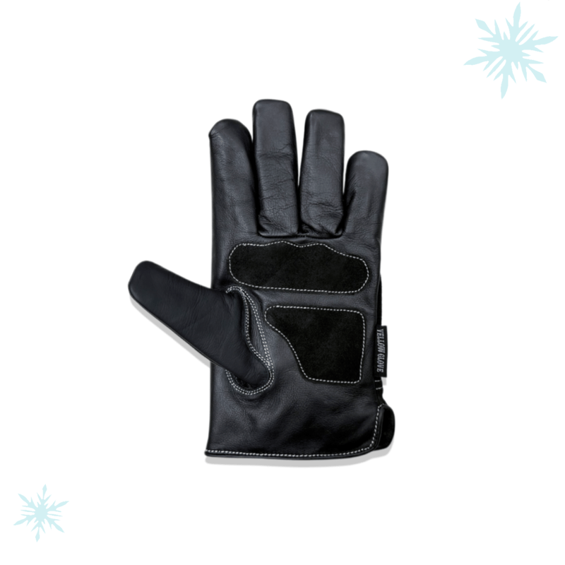 WINTER FIRE / BLACK SUEDE | Yellow Glove