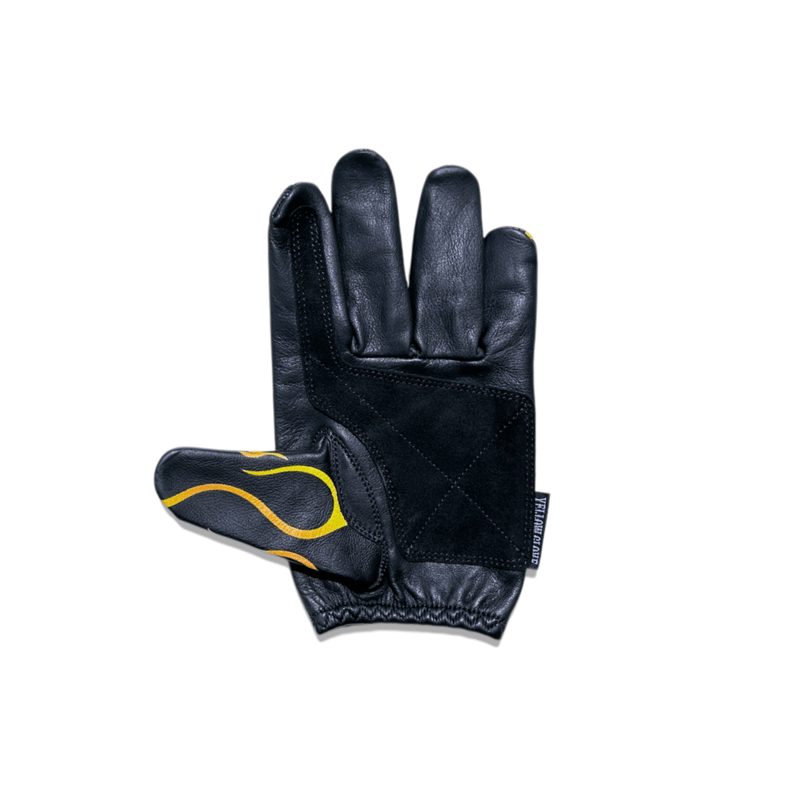 SHORT GLOVE / YELLOW FLAMES | Yellow Glove