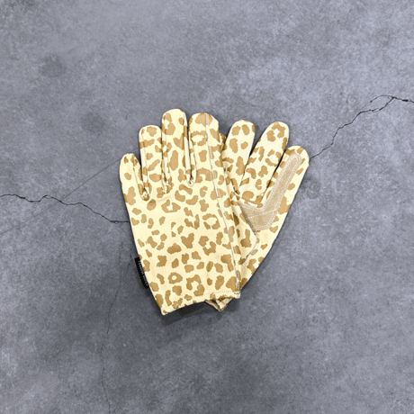 SHORT GLOVE / BEIGE PANTHER
