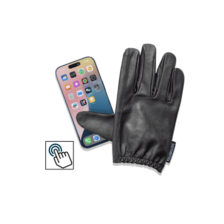 SHORT GLOVE / BLACK DEERSKIN