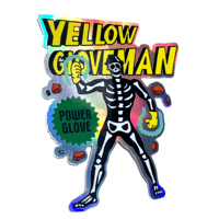 YELLOW GLOVE MAN STICKER