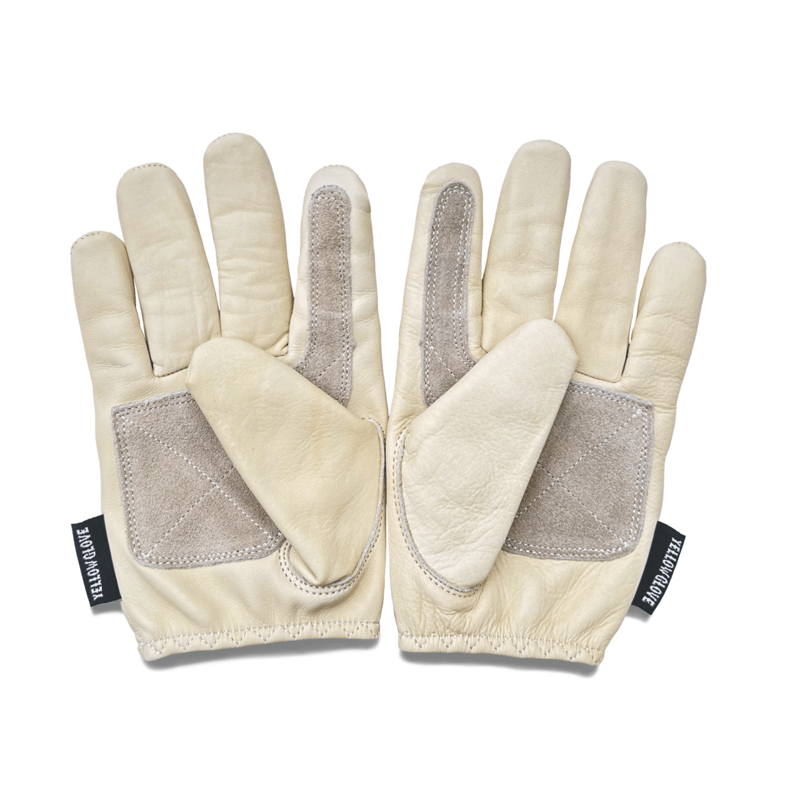 SHORT GLOVE / WHITE BEIGE | Yellow Glove