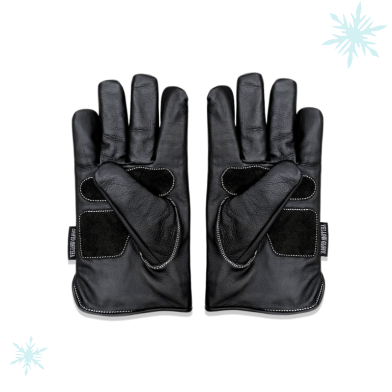 WINTER FIRE / BLACK SUEDE | Yellow Glove
