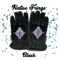 NATIVE FRINGE / BLACK