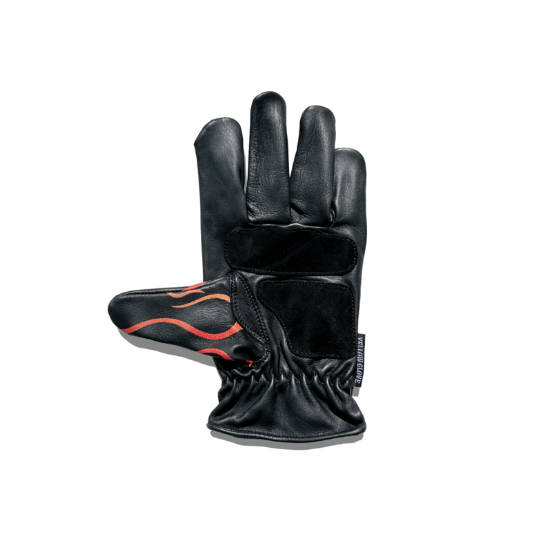 バイクウェア・装備 YELLOWGLOVE SHORT GLOVE / RED FLAMES XL YELLOWGLOVE SHORT GLOVE / RED FLAMES XL SHORT GLOVE / RED FLAMES