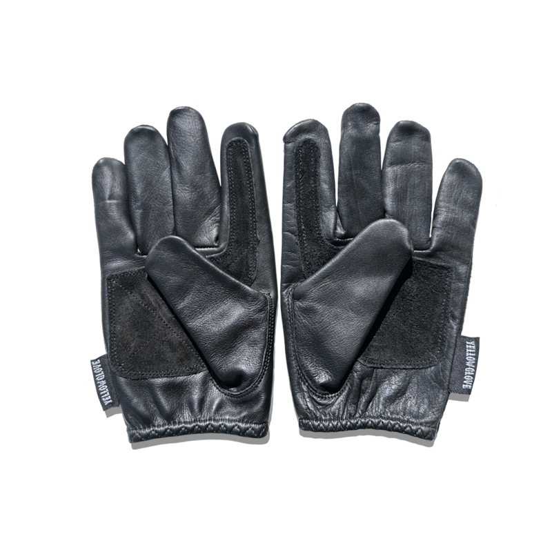 SHORT ZIGZAG / BLACK SUEDE | Yellow Glove