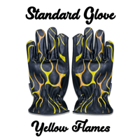 STANDARD GLOVE / YELLOW FLAMES
