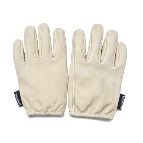 SHORT GLOVE / WHITE BEIGE