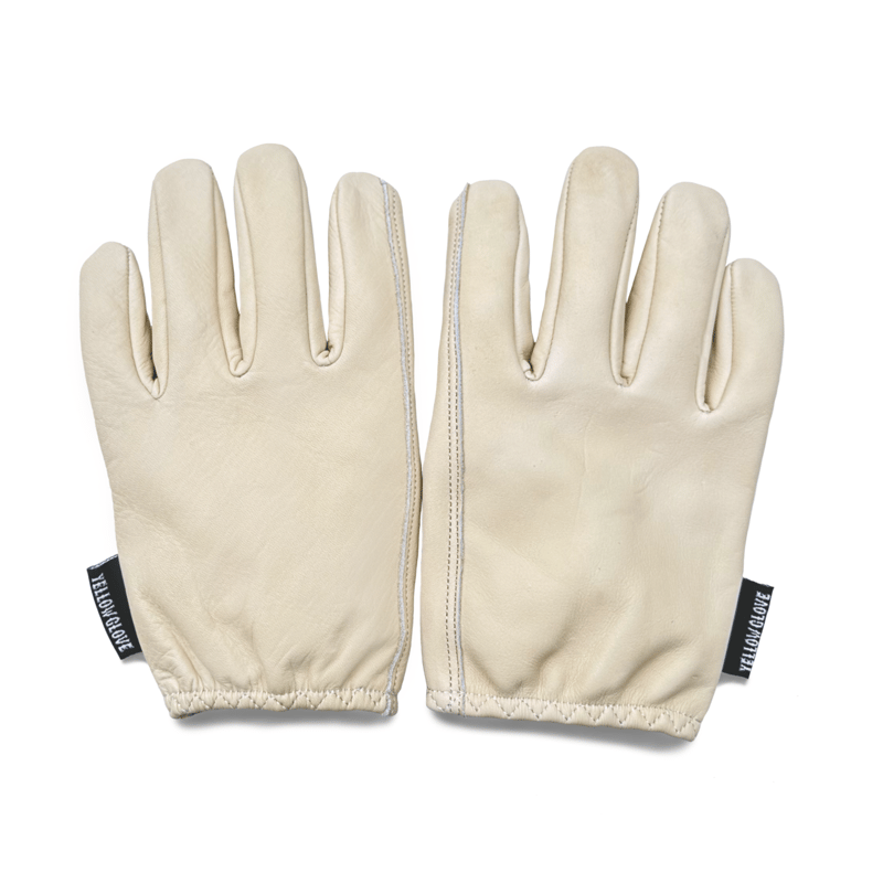 SHORT GLOVE / WHITE BEIGE | Yellow Glove