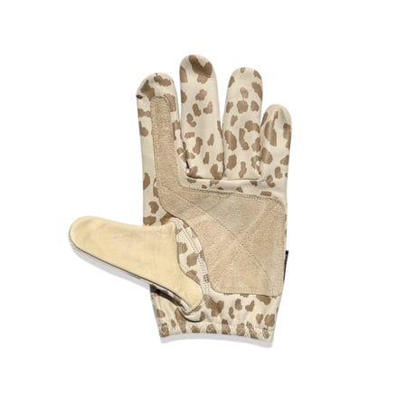 SHORT GLOVE / BEIGE PANTHER