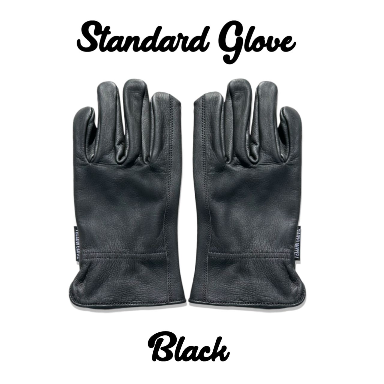 YELLOW GLOVE レザーグローブ ブラック Sサイズ STANDARD GLOVE / BLACK | Yellow Glove