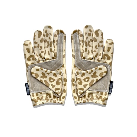 SHORT GLOVE / BEIGE PANTHER