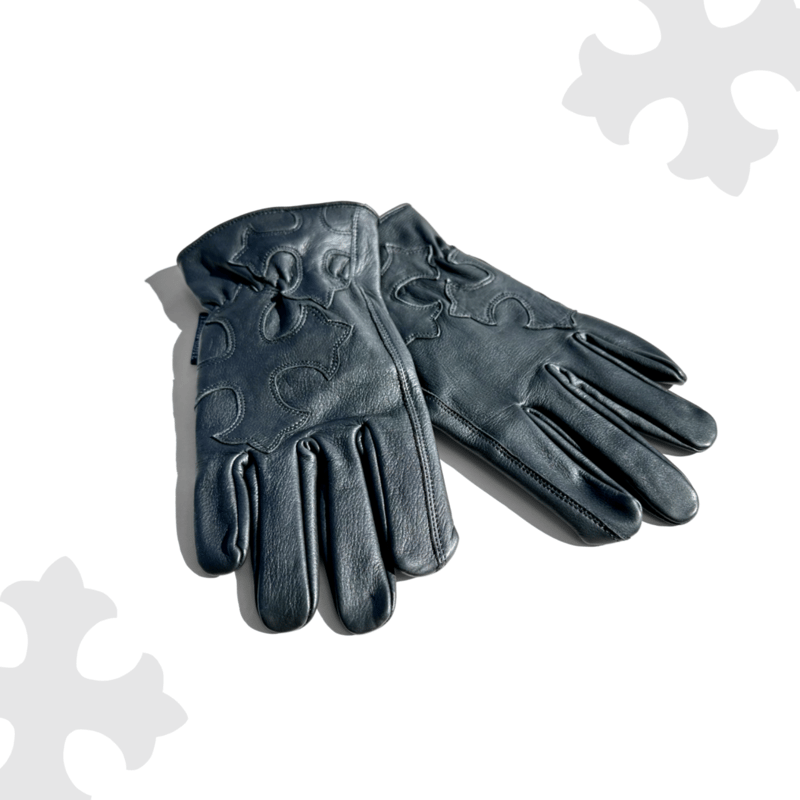 CROSS GLOVE / BLACK | Yellow Glove