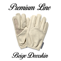 SHORT GLOVE / BEIGE DEERSKIN