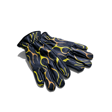 STANDARD GLOVE / YELLOW FLAMES