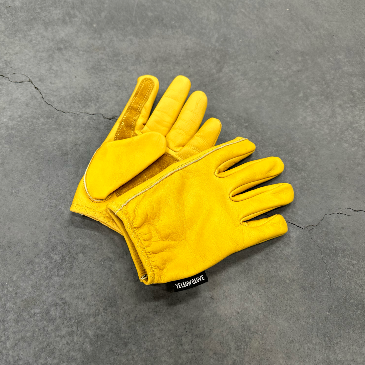*桃さん専用*Yellow Glove Short Fire Black Sue SHORT GLOVE / YELLOW | Yellow Glove