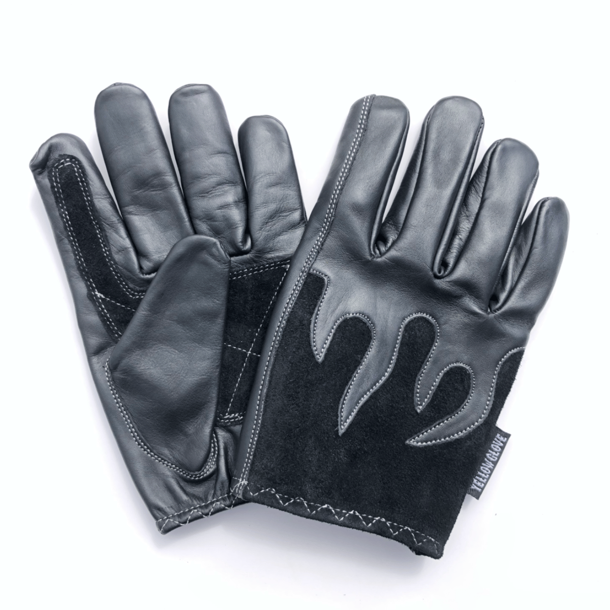 SHORT FIRE / BLACK SUEDE | Yellow Glove 