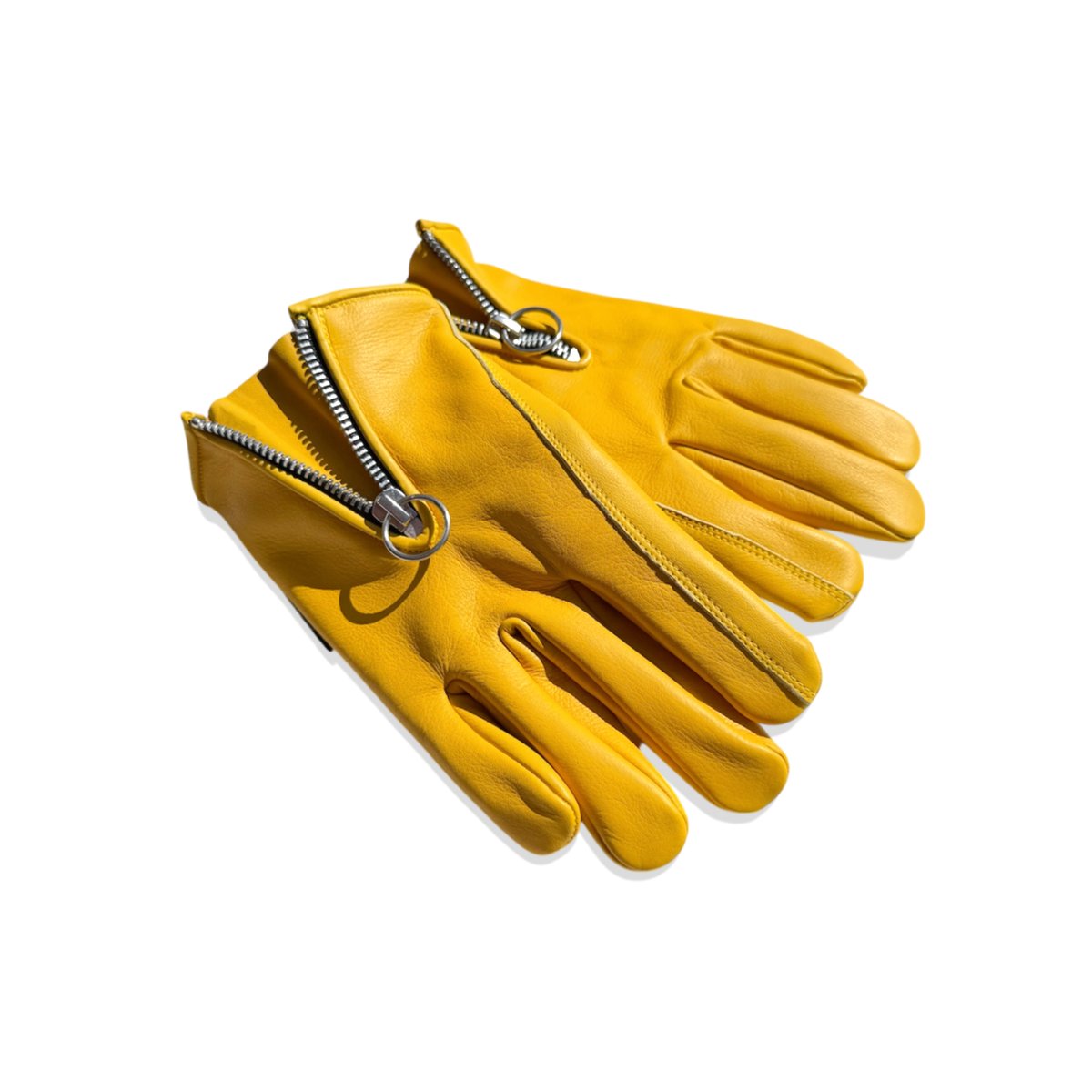 ZIPPER GLOVE / YELLOW | Yellow Glove