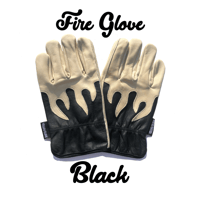 CROSS GLOVE / BLACK | Yellow Glove