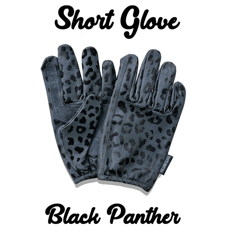 イエローグローブ yellow_globe ブラックパンサー 【新品未使用】 SHORT GLOVE / BLACK PANTHER | Yellow Glove