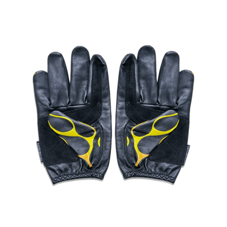 SHORT GLOVE / YELLOW FLAMES