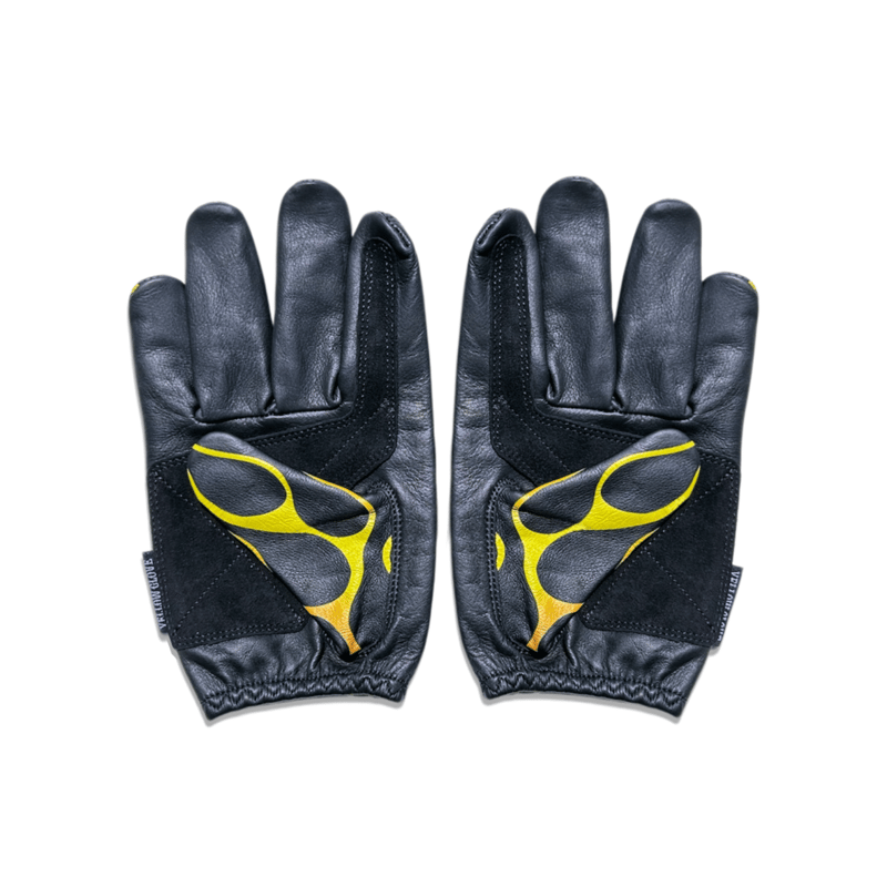 SHORT GLOVE / YELLOW FLAMES | Yellow Glove