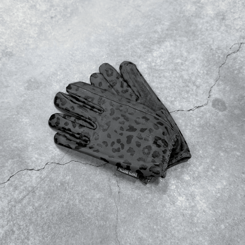 *桃さん専用*Yellow Glove Short Fire Black Sue SHORT GLOVE / RED FLAMES | Yellow Glove