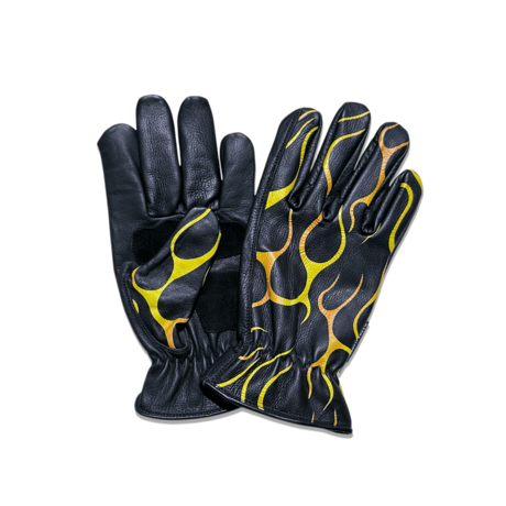 STANDARD GLOVE / YELLOW FLAMES