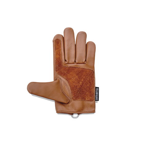 ZIPPER GLOVE / LIGHT BROWN