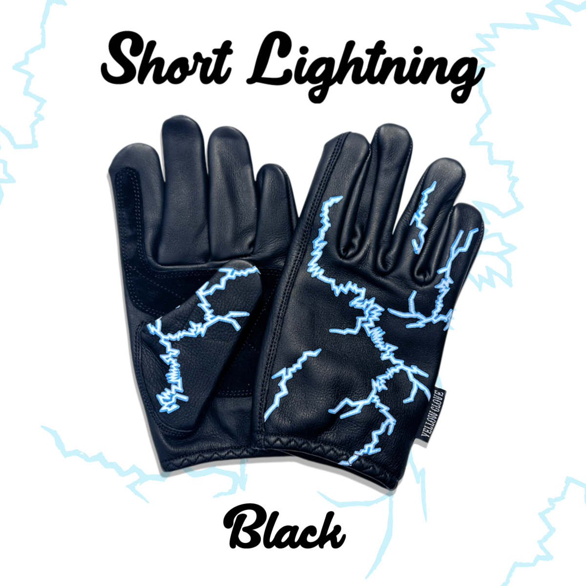 SHORT LIGHTNING / BLACK | Yellow Glove