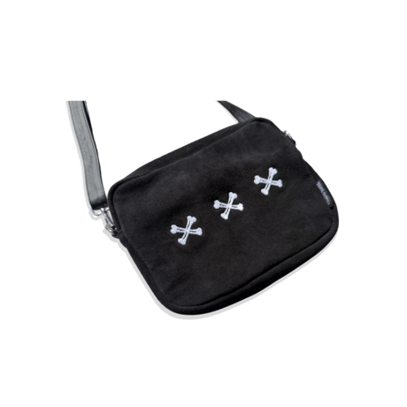 CROSS BONE / BLACK SUEDE