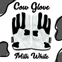 COW GLOVE / MILK WHITE