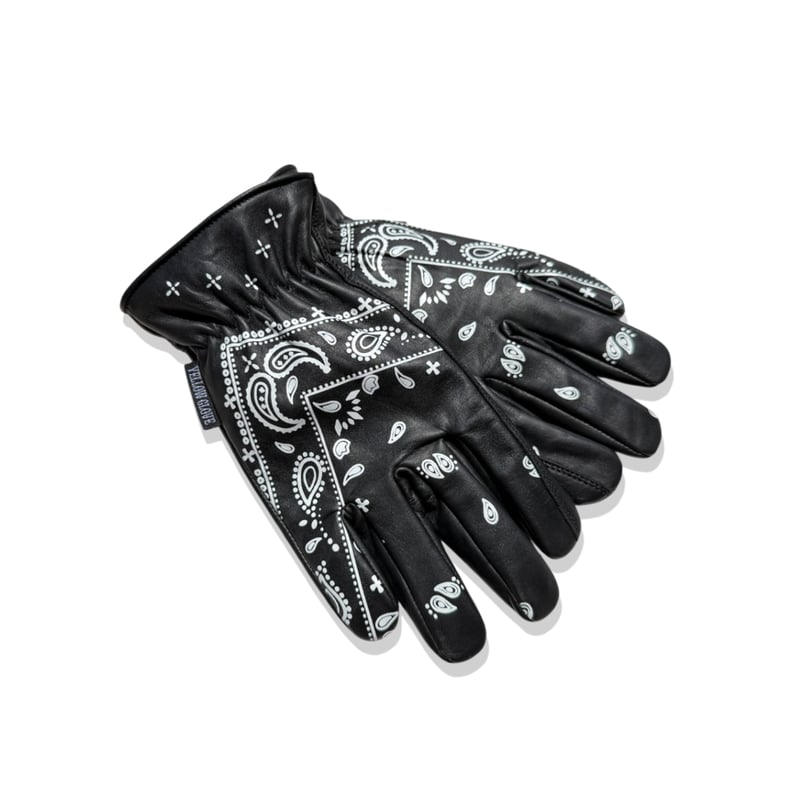 STANDARD GLOVE / BLACK PAISLEY | Yellow Glove