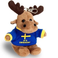 ムースぬいぐるみ　IT'S SWEDEN　カラビナ（フック）付