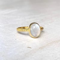 ☆福袋☆レインボームーンストーンリング silver925 18kgp
