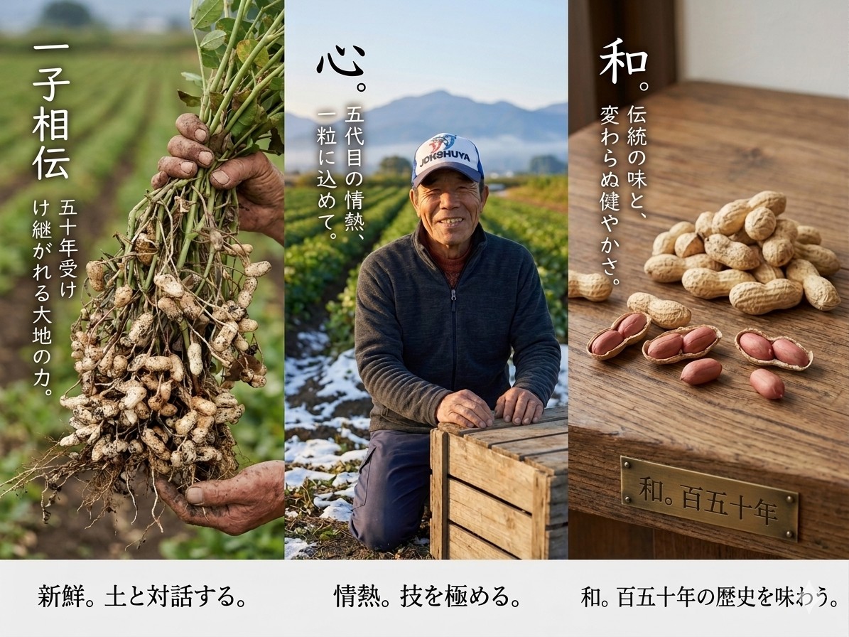 在来種落花生「からまめ」煎りピーナッツ 250g×6袋｜白沢池田ファーム