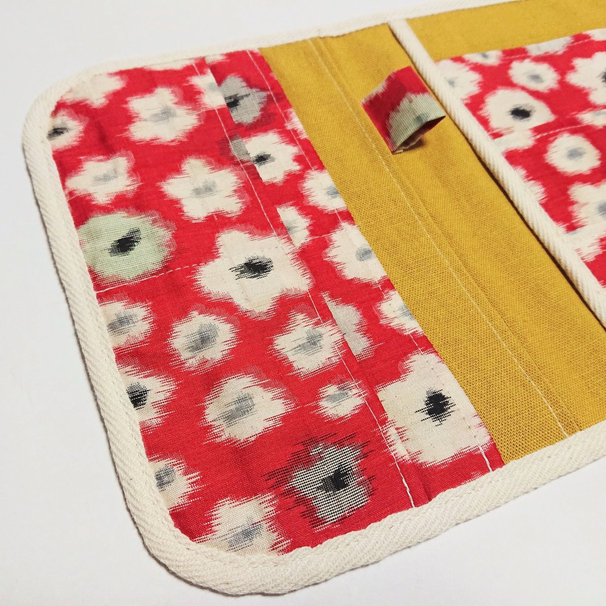 銘仙着物リメイク お花模様の母子手帳・マルチケース | *pieni saya*