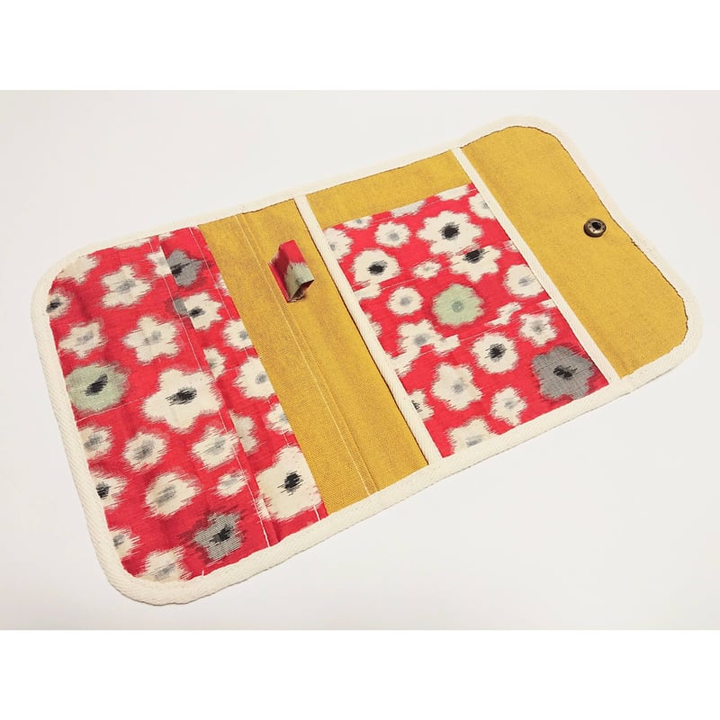 銘仙着物リメイク お花模様の母子手帳・マルチケース | *pieni saya*