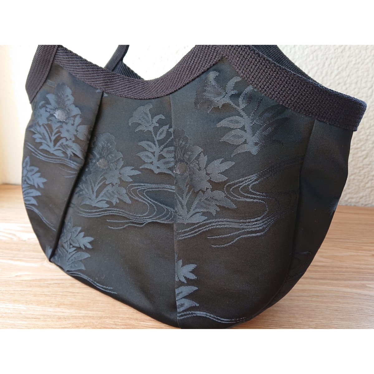 着物帯で作ったグラニーバッグ（ミニバッグ付き） | *pieni saya*