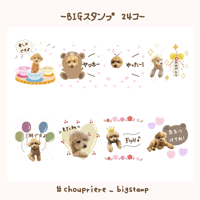 BIGスタンプ　24個　サンプル