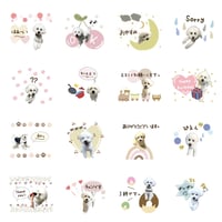 LINEスタンプ　24個　サンプル