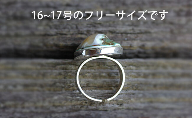 夜光貝リング RS-2 | 貝工房 かざはな