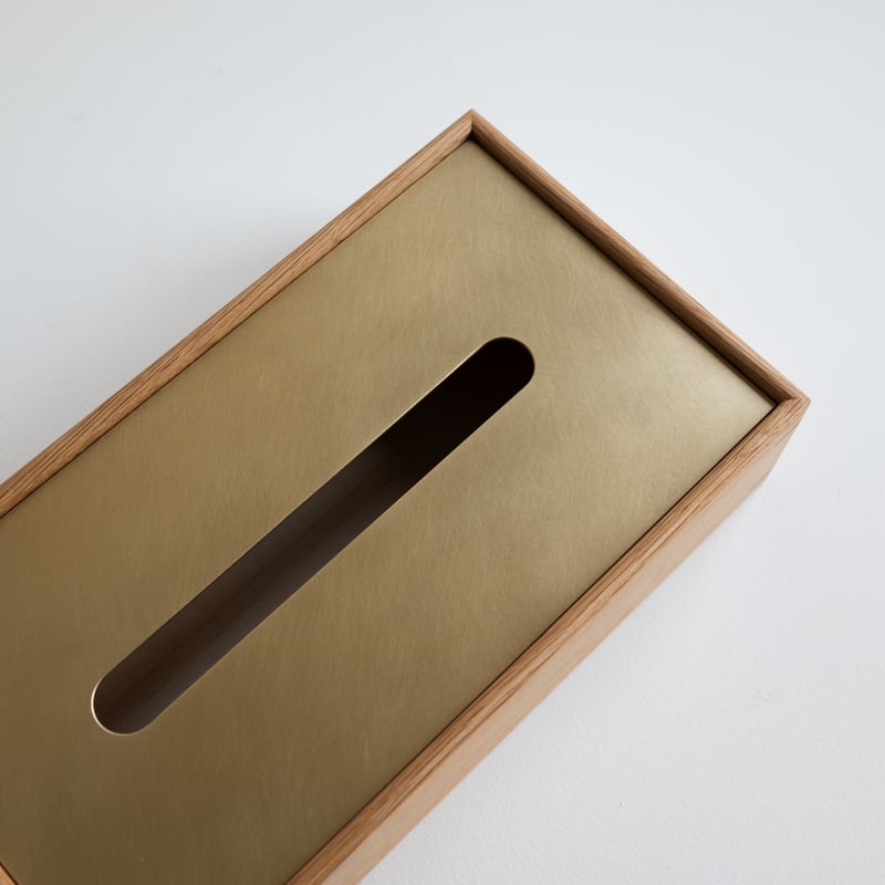 ティッシュケース【ウォールナット】 | HANANOKI FACTORY