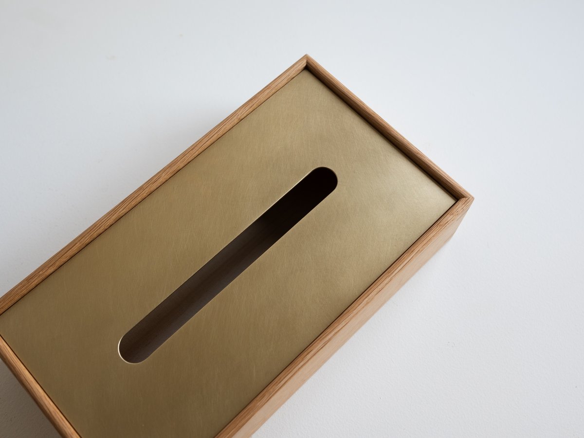 ティッシュケース【ウォールナット】 | HANANOKI FACTORY