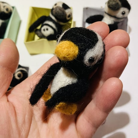 ペンギン羊毛フェルト人形