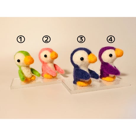 ペンギン羊毛フェルト人形