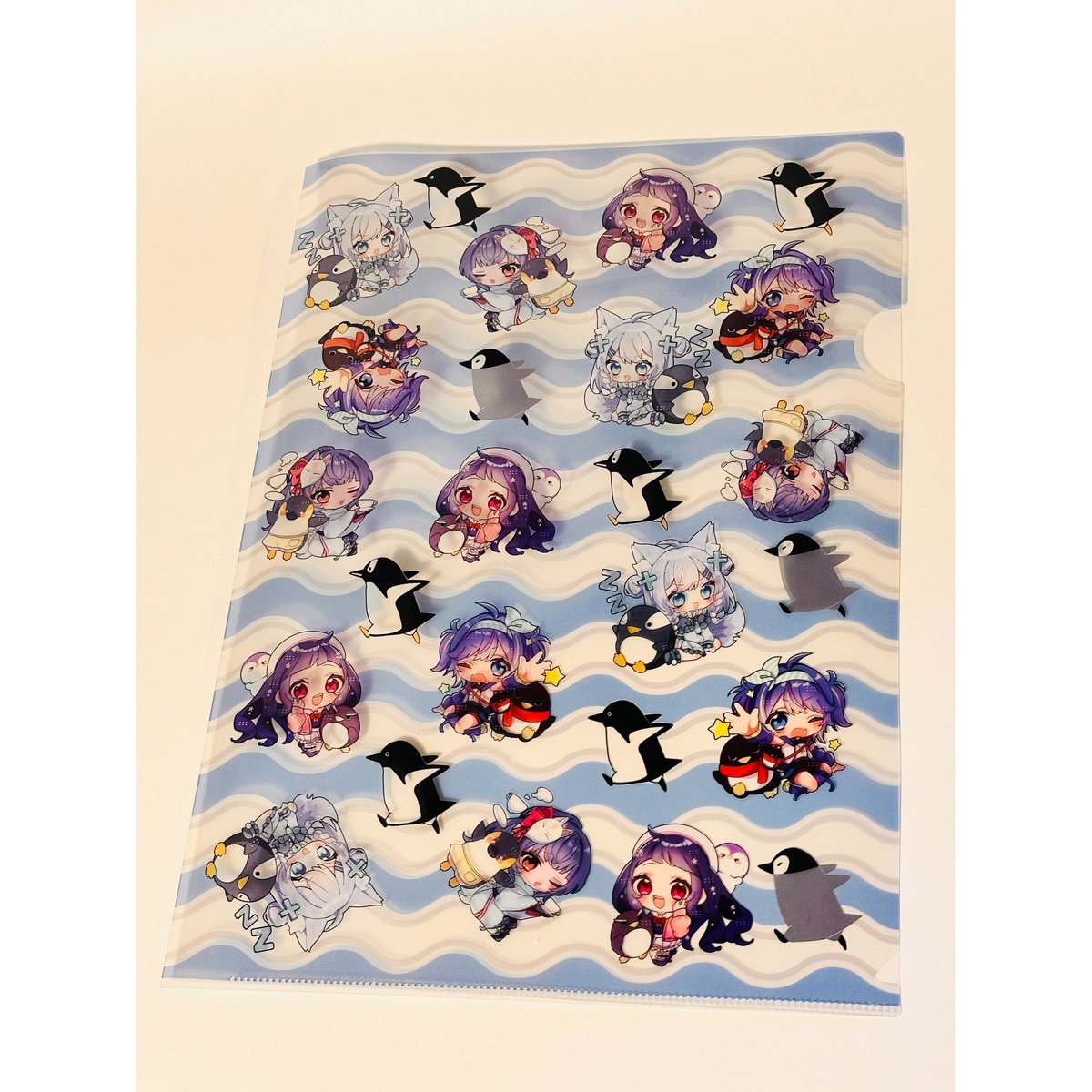 Vtuber×PGcafeコラボクリアファイル | ペンギンカフェのペンギン屋さん