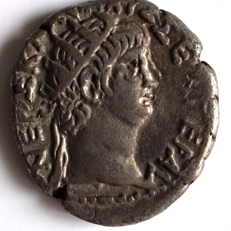 TKC119 ロードス薔薇のディドラクマ銀貨 TKC119 ロードス薔薇の